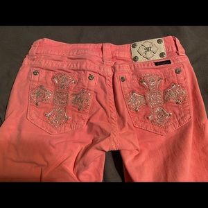 Miss Me coral capris